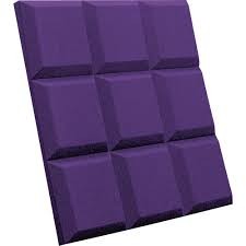 Auralex 2 inch SonoFlat Grid 60x60x5cm, Purple