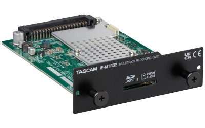 Tascam IF-MTR32 - Expansion Card for 32-track Recording on SD Card for Sonicview with Punch In/Out Functionality
