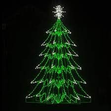 FELIX - LMF -Green Xmas tree 3D -Non Luminous Decor to put down - H1,5m x L1,38m