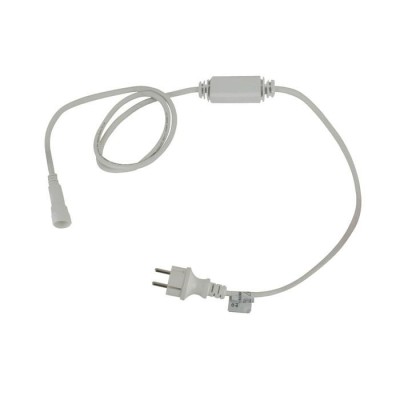 Powercable for String / Icicle Light - Schuko - White