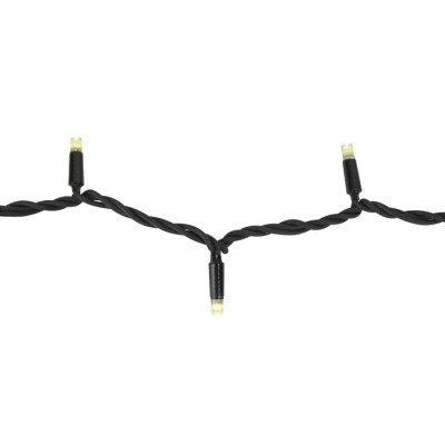 LED Rubber String Light Static 20m - WW - Black