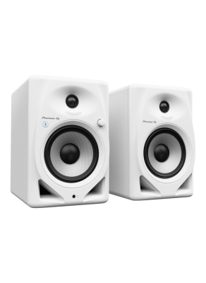 Pioneer DJ DM-50D-BT - 5" Monitor Speakers with Bluetooth (Pair) white