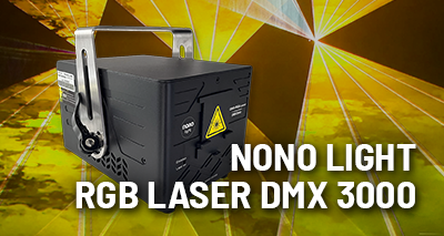 NIEUW! Nono Light RGB Laser DMX 3000