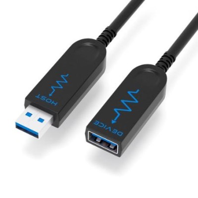 Precision 10Gbps USB-A Male-Female AOC Cable - 10m