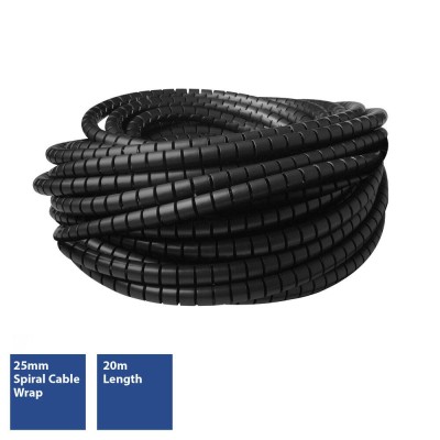 ACT 25 mm spiral cable wrap, length 20 meters