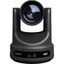PTZOptics Link 4K, a third generation PTZ camera, featuring 12X Optical Zoom, 4K Resolution at 60fps and a 72.5 HFOV. Supports simultaneous IP Video (DANTE AV-H, SRT, RTMPS, RTSP), USB2.0 and 3G-SDI or HDMI2.0 as outputs with Auto-Tracking capabiliti