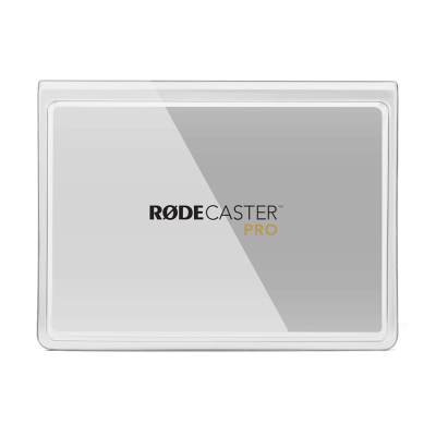 The RODECover Pro is designed to fit perfectly over the RODECaster Pro, protecting it from dust, dirt, and spills while keeping your setup neat and ready to go when not in use.