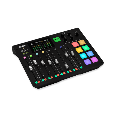 The RODECaster Pro™ is the world's most powerful all-in-one solution for podcasting. Designed to offer superb audio quality and expansive features while being incredibly easy to use, it's the ultimate tool for beginners and professionals alike. Featu