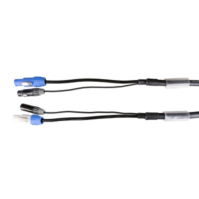 DMX + POWER 3x1,5mm² cable 3p-XLR 1,5m