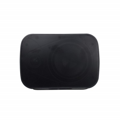 Installation speaker 5″ + 1″ with rear bass radiator - 40W - 100V and 8 Ohms – IP65 - Black