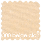 Scheurdoek op rol - 100% katoen, vlamwerend - 260cm x 50m - beige claire-light beige color 300