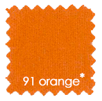 Cotton Gratté  100% cotton ,Traités non feu - 260cm x 50m - orange- color orange