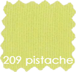 Juncko deco  100% cotton ,flame resistant - 260cm x 50m - -235 color pistachio