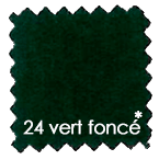 Cotton Gratté  100% cotton ,Traités non feu - 260cm x 50m - dark green- color vert foncé