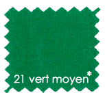 Scheurdoek op rol - 100% katoen, vlamwerend - 260cm x 50m - vert moyen-medium green color 21