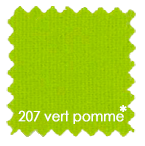 Scheurdoek op rol - 100% katoen, vlamwerend - 260cm x 50m - vert pomme-green apple color 207