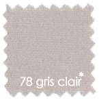 Cotton Gratté  100% cotton ,Traités non feu - 260cm x 50m - gray- color gris