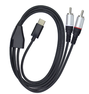 USB-C to RCA - suitable for tablets - telephone with USB-C connector