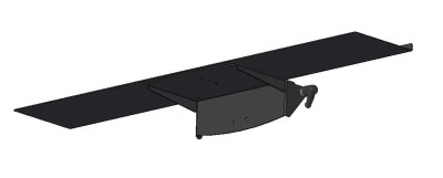 Slide Video conference bracket shelf black