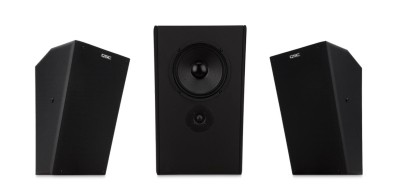 Cinema surround loudspeaker, 8" 2-way, 130°H x 110°V, 91 dB sensitivity. 
Priced individually, sold only in pairs.
