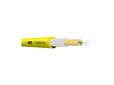 FO Universal Cable  4x SM OS2 - LWL - U-DQ(ZN)BH, FRNC yellow - central loose tu