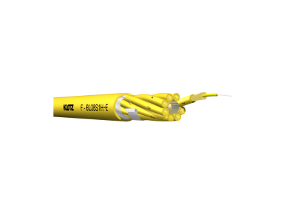 FO Breakout Cable 8x SM OS2 - LWL - I-V(ZN)HH, FRNC yellow - Semi Tight Buffer 9