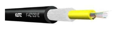 FO Outdoor Cable 24x MM OM3 - LWL - A-DQ(ZN)B2Y,  PE black - central loose tube