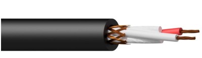 Balanced microphone cable - 2 x 0.22 mm² - 24 AWG - HighFlex™ 100 meters