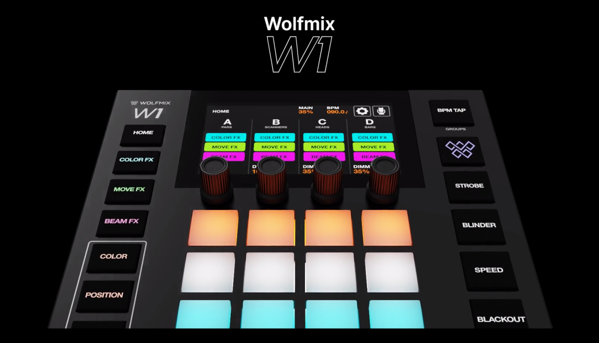Wolfmix W1 mk2 - contrôleur dmx - Bekafun