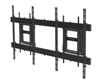SYSTEM X - Full Service Heavy Duty Wall Mount For XXL Displays - Black