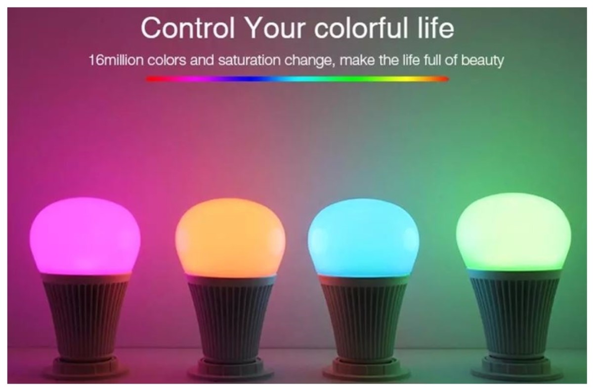 Gemaakt van Geurloos ontsnappen E27 RGB LED Lamps - Bekafun