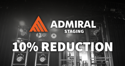 10% op Admiral Staging