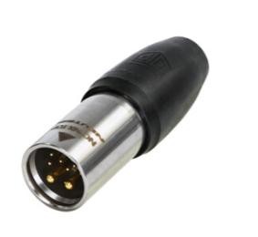 XLR TOP (heavy-duty, outdoor) IP65 8+2 pole XLR male cable connector, Gold contacts