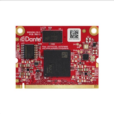 Dante™/AES67 networked audio module with 8x8 license for LUNA-U