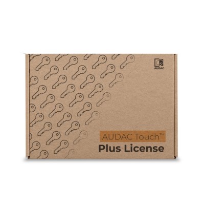 Enhance your AUDAC Touch™ experience License AUDAC Touch™ Plus - Version 1.0