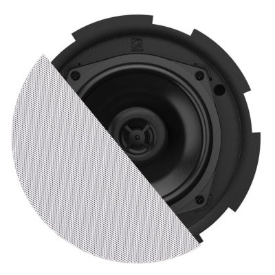 QuickFit™ 2-way 5 1/4" ceiling speaker with TwistFix™ grill White version, 16 Ω