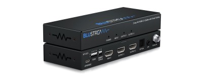 Blustream SP12CS - 2-Way 4K HDMI2.0 HDCP2.2 Splitter, Smart Scaling, Audio Breakout and EDI