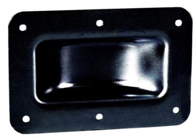 Adam Hall Hardware 38083 BLK - Castor Dish Steel, black