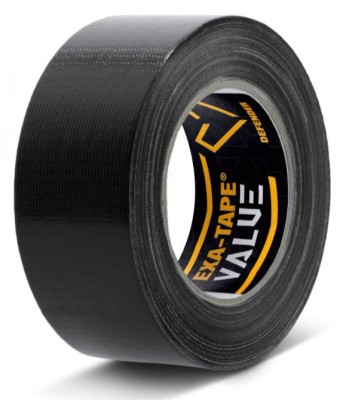 Defender EXA-TAPE-VALUE B 50 - Fabric tape, Black, glossy, 50 mm x 50 m