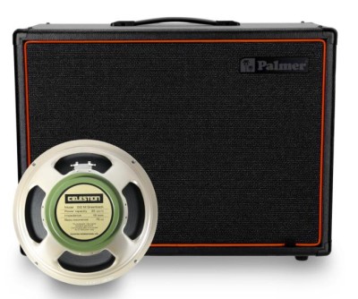 Palmer CAB 112 BX GBK - Guitar speaker cabinet with Celestion Greenback 1 x 12, Open-Back