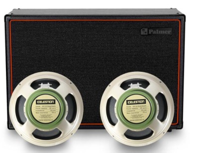 Palmer CAB 212 X GBK - Guitar speaker cabinet with Celestion Greenback 2 x 12, Closed-Back