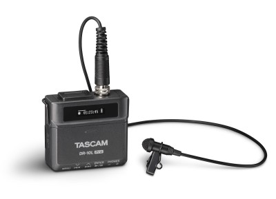 DR-10L Pro - 32 Bit Float Audio Recorder With Lavalier Microphone
