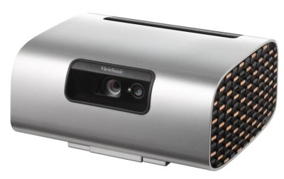 Laserprojector Full HD (1920x1080) 2200 RGB laserlumen (550 ansilumen) 2x7W Harman Kardon Cube speakers, Bluetooth in/out, wifi