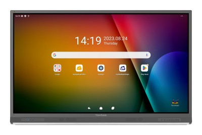 ViewSonic IFP6552-2F - ViewBoard 52serie touchscreen 65" UHD, Android 13.0, IR 450 nits, USB-C, DP, 2x20W + sub 20W + array mic 8/64GB