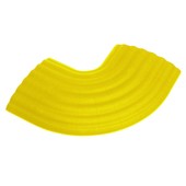 90¶ø Curve yellow for 85160 Cable Duct 4-channel