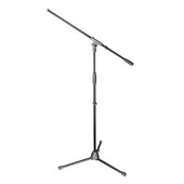 Microphone stand black with boom arm