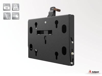 Flat panel tiltable wall mount with L&S 5