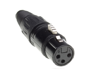 (25) XLR connector 3-pin female 5 pieces
