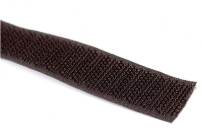 Velcro tape, hook 6 m x 20 mm black