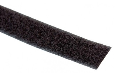 Velcro non-adhesive loop fastener 6 m x 20 mm black